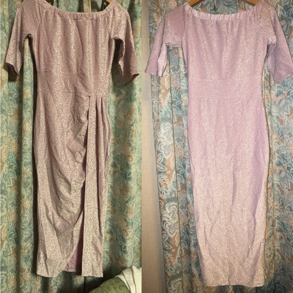 💖Pink Sparkling Glitter Gown💖